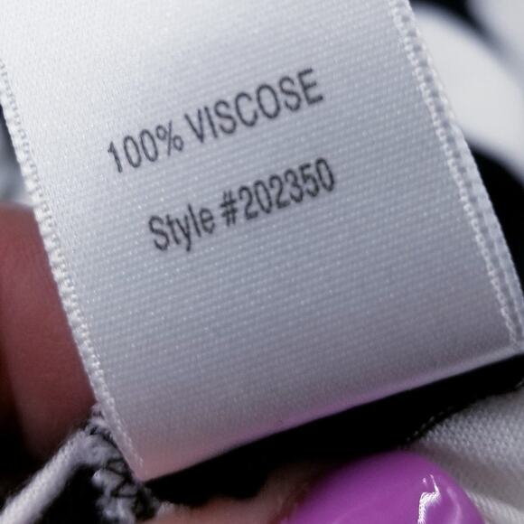 WITCHERY Black & White Viscose Nautical Knot Tank 202350 - Size Small - Picture 6 of 6